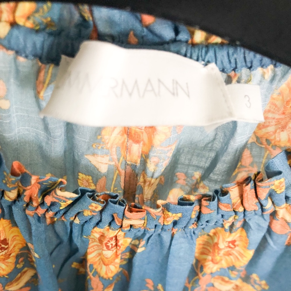 ZIMMERMANN Junie Ruffled Cotton Maxi Dress - Picture 16 of 16
